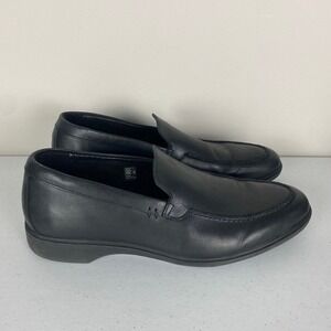 Amberjack The Loafer Shoes Slip On Mens 12.5 Black Leather Professional